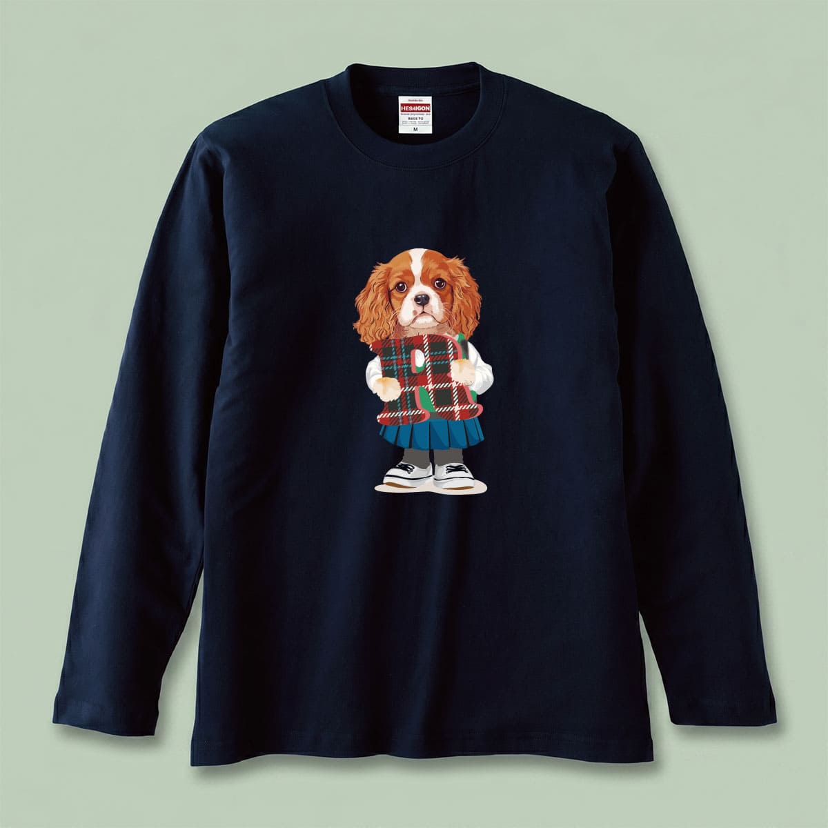 ネイビープリントイメージ