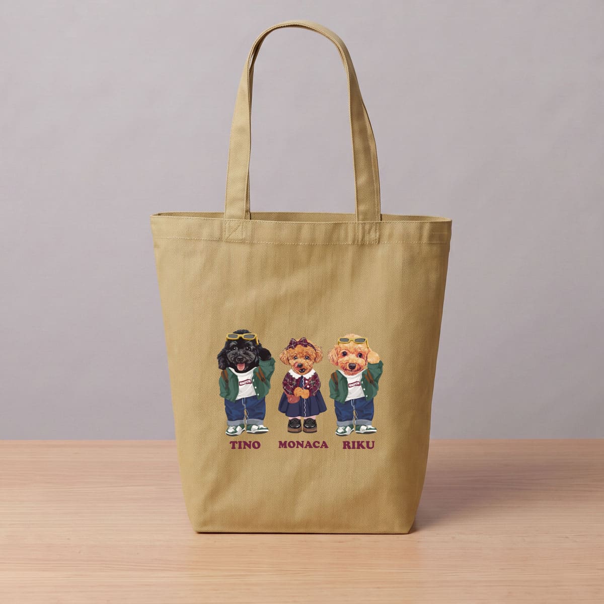 マスタードイエローのプリントイメージ