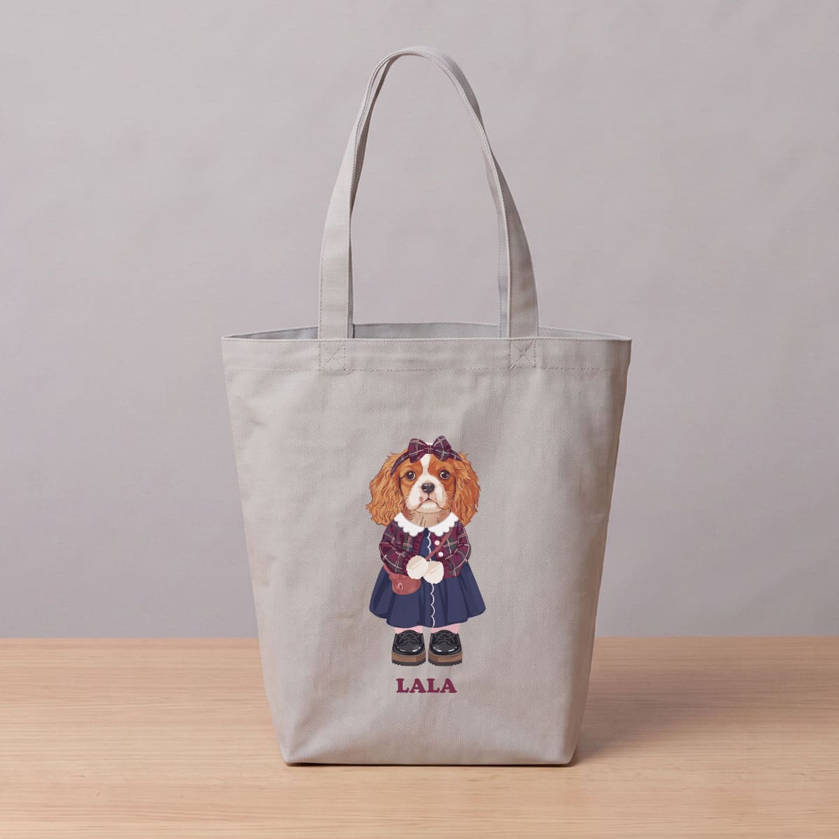 グレーのプリントイメージ