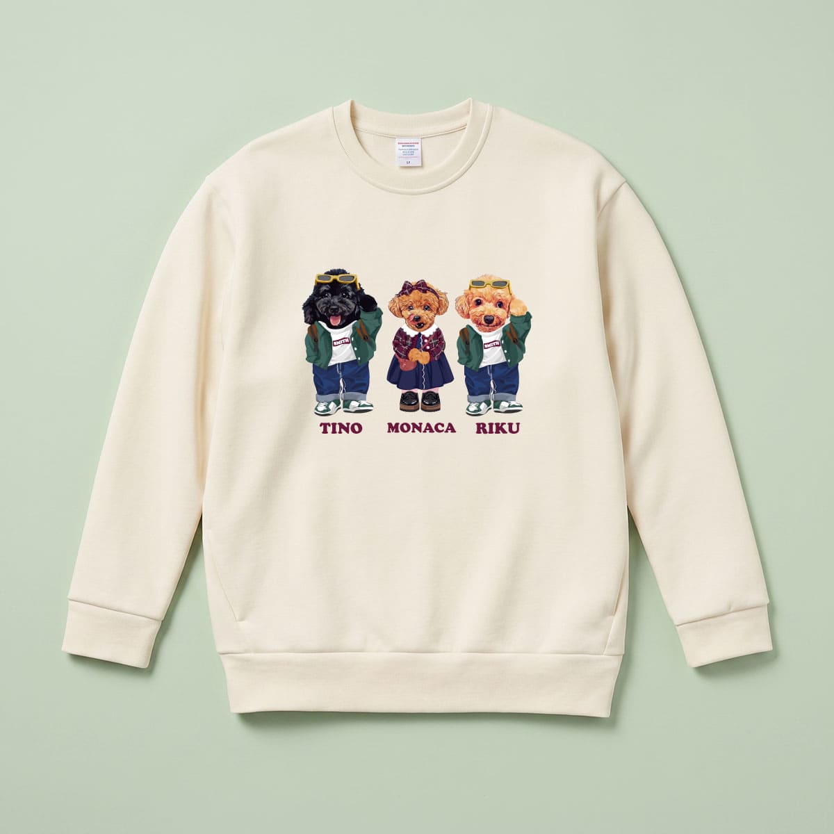 オフホワイトプリントイメージ