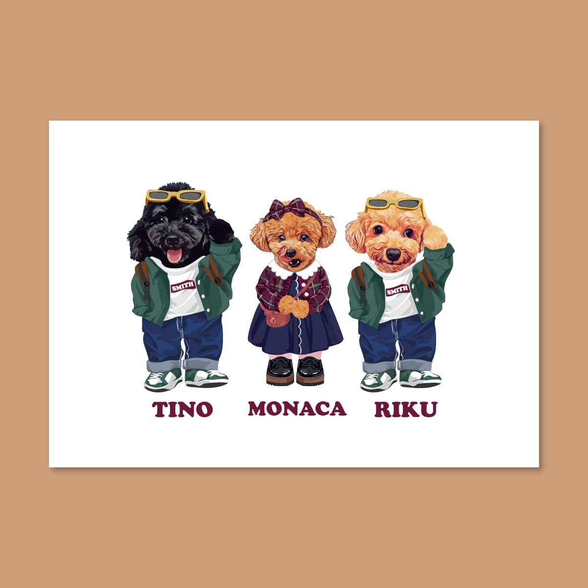 ３頭デザイン