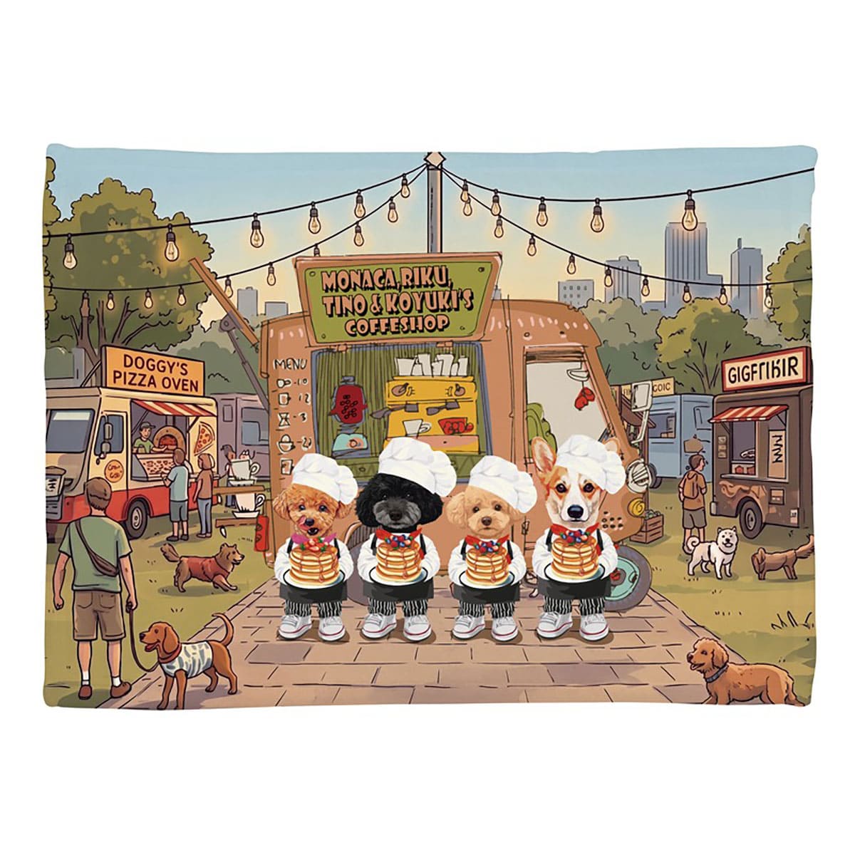 ４頭デザイン