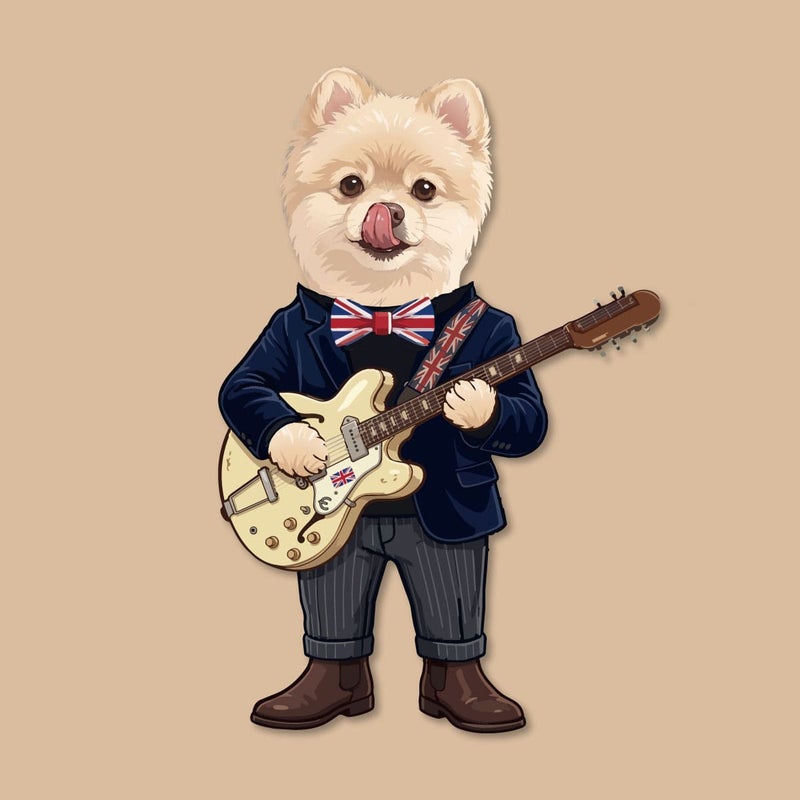 イラスト番号04（ギタリスト）
